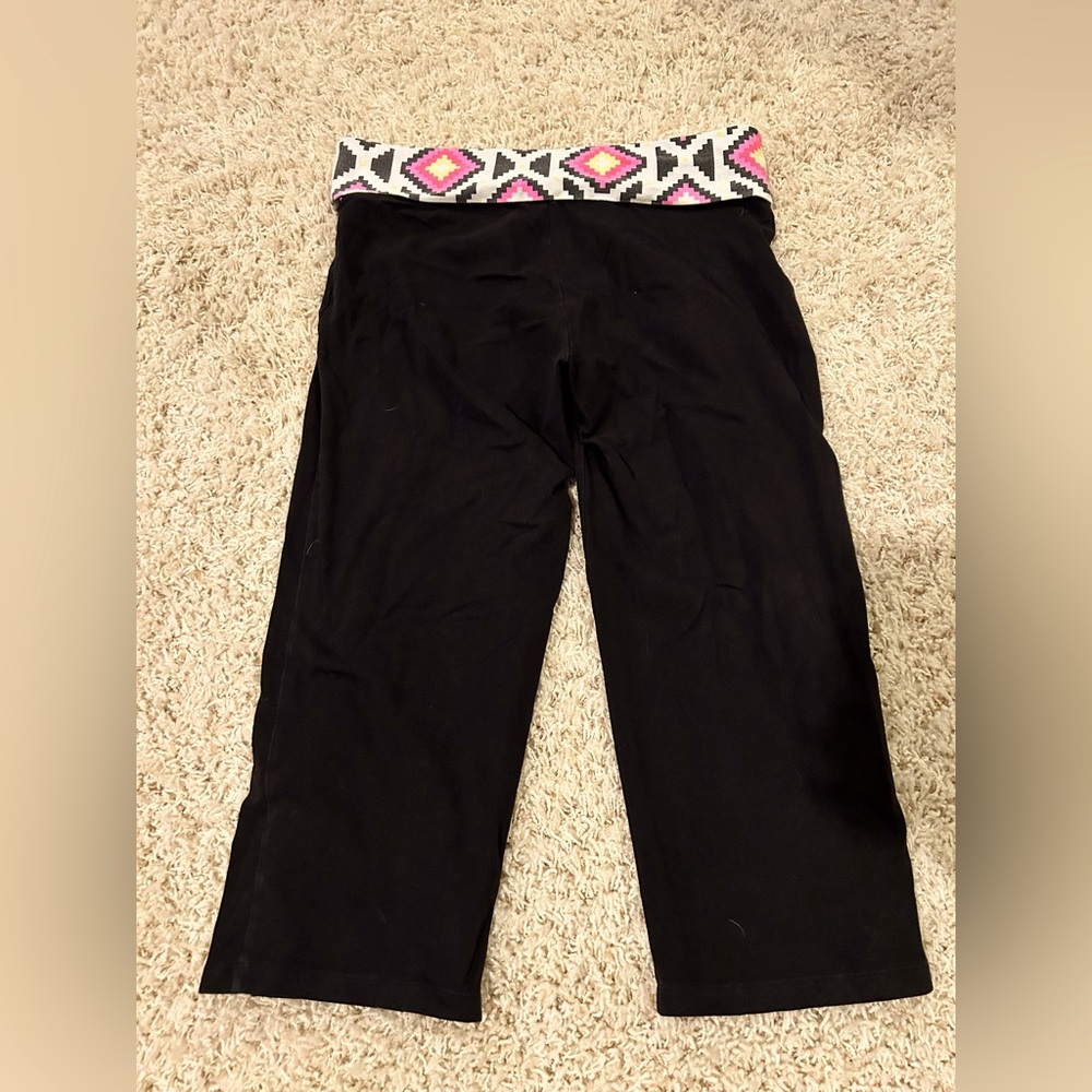 Victoria’s Secret PINK fold over yoga pants, size L